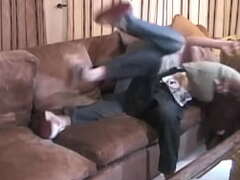 Jamie Knight and frisky Twinks get frisky on Lads\' web cam